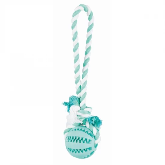 Trixie Játék Denta Fun Labda Kötéllel 24cm Trixie Játék Denta Fun Labda Kötéllel 24cm