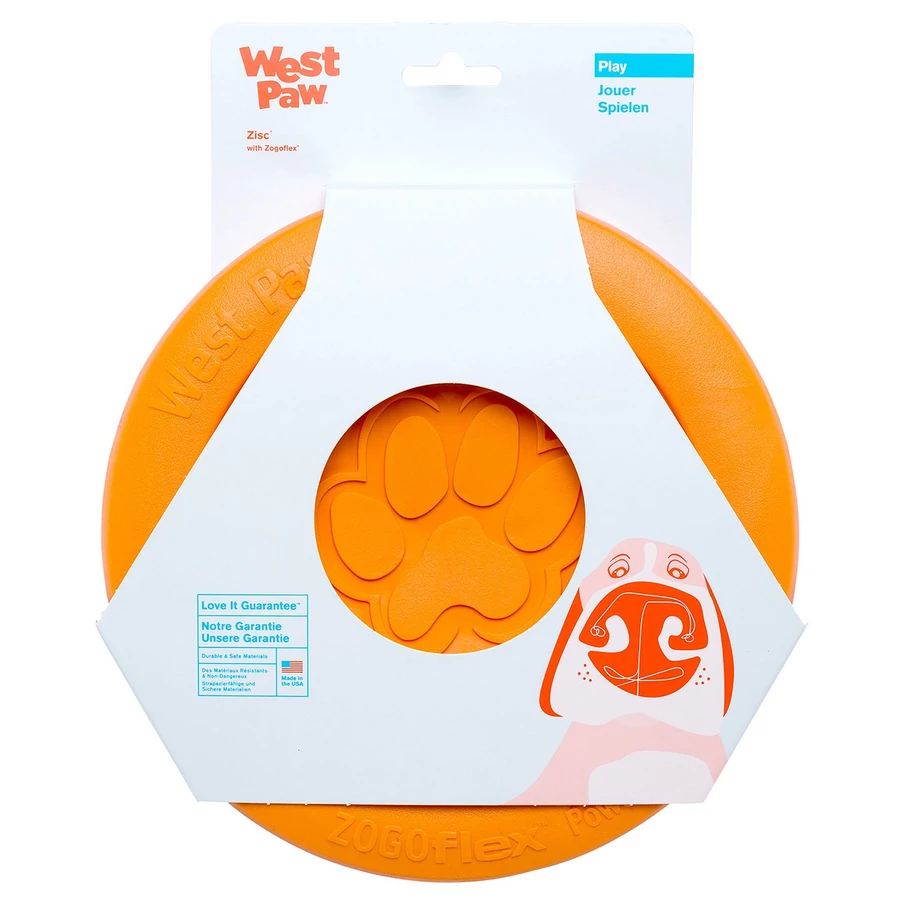 West Paw Zisc® S Narancssárga frizbi 17 cm 2 West Paw Zisc® S Narancssárga frizbi 17 cm