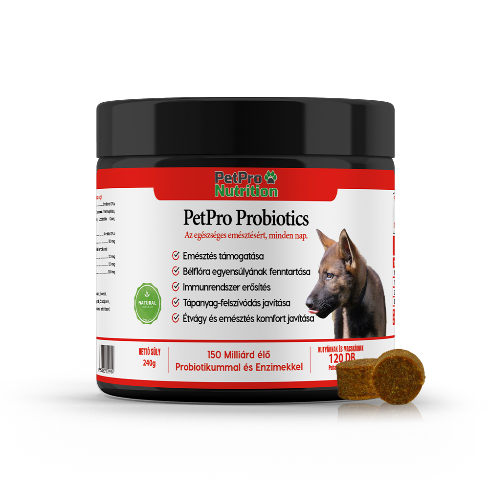Petpro Probiotics vitamin kutyáknak Petpro Probiotics vitamin kutyáknak
